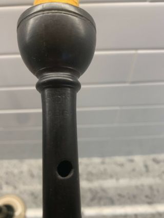 Vintage Ebony Henderson Pipe Chanter With Natural Sole