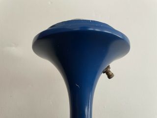 Vintage Blue Laurel Mushroom Lamp Bill Curry Mid Century Modern MCM 4