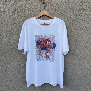 Vintage Marvel Tee Spiderman Shirt Comic Images Todd Mcfarlane 1990 Torment Xl