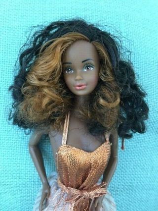 Vintage Superstar Barbie Golden Dream Christie African American Aa Doll 3249