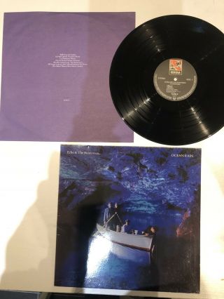 Echo & The Bunnymen - Ocean Rain Vg,  /vg,  1984 Lp,  Inner Silver 7 Seas
