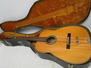 Vintage 12 String Acoustic Guitar W/ Case