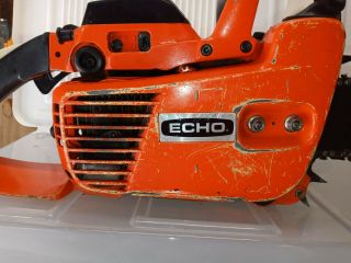 vintage echo 440 evl chainsaw w/ bar. 4