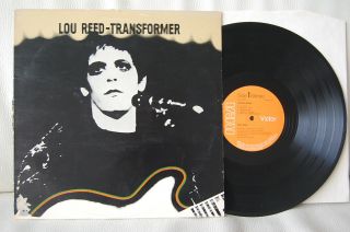 Lou Reed Transformer Uk Press Lp David Bowie Glam Prog Rock Velvet Underground