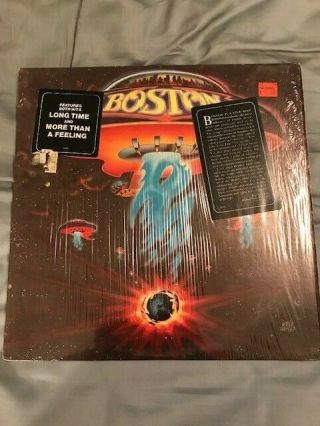 Boston Self Titled Lp With Shrink And Hype Sticker