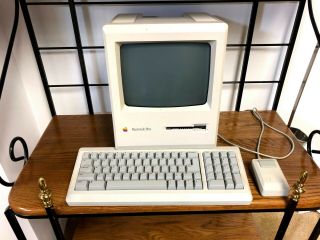Vintage Apple Macintosh Plus 1mb -,  with keyboard and mouse 5