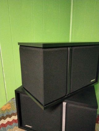 Bose 301 Series III Black Cabinets Vintage Speakers 2
