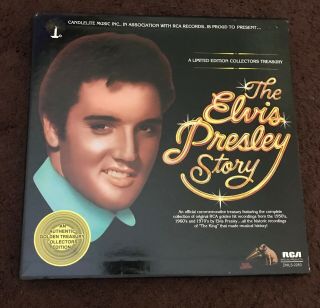 The Elvis Presley Story 5 Vinyl Lp Box Set Collectors Edition