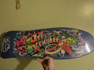 Santa Cruz Skateboard Deck Jeff Kendall Graffiti Vintage