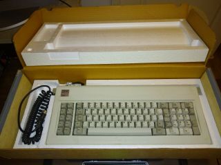 Vintage Ibm Personal Pc Computer Keyboard 1501100 And Foam Usa