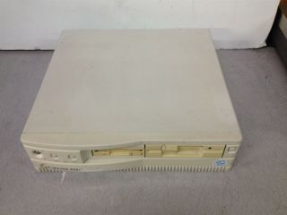 Vintage Gateway 2000 486 4sx - 33 Complete Slimline Overdrive Pc Computer Desktop