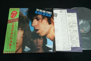 The Rolling Stones - Black And Blue - Japan Vinyl Lp Obi Ess - 63005 Ex - /ex