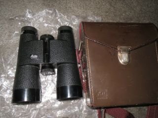 Vintage 1960s Leitz Wetzlar Trinovid Binoculars 10x40 Germany