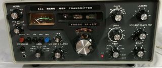 Vintage Scarce Yaesu Musen Model Fl - 101 All Band Ssb Ham Radio Transmitter
