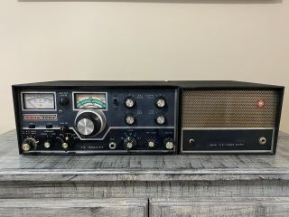 Vintage Swan 500cx Hf Ham Radio Transceiver With Swan 117xc Power Supply