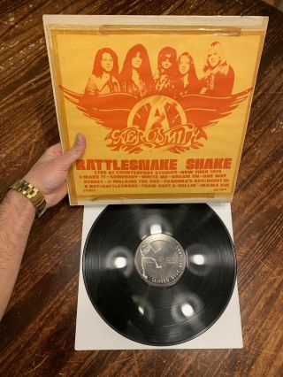 Aerosmith Rattlesnake Shake Live 1974 York Bootleg Lp Record Vinyl France
