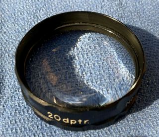 Nikon 20D Aspherical Ophthalmoscopic Lens Optometry Vintage 4