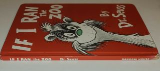 If I Ran The Dr Seuss Book Rare Collectible 1950 Vintage with Zoo dust cover 5