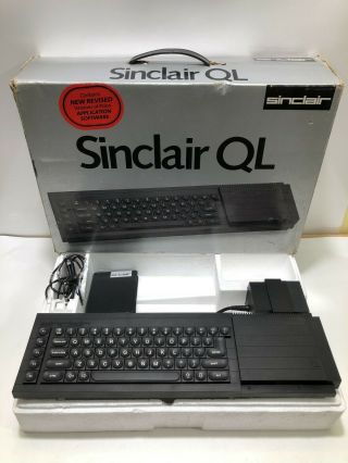 Sinclair Ql Professional Business Computer System Vintage Boxed 2