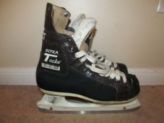 Vtg Size 8.  5 Adult Ccm Ultra Tacks Hockey Skates