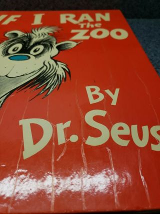 Dr Seuss If I Ran The Zoo 1950 Hardback Vintage Childrens Book 2
