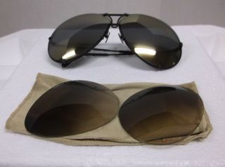 TRUE Vintage Porsche Design Carrera Men ' s Polarized Fashion Sunglasses 5621 6