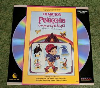 Pinocchio And The Emperor Of The Night - Laserdisc1987 Rare