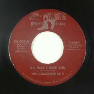Northern Soul 45 - Continental 4 - The Way I Love You - Jay - Walking - Mp3