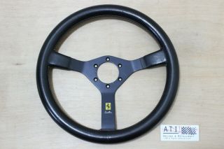 Rare Vintage Momo Cavallino Ferrari Steering Wheel 350mm,  1978,  Made In Italy
