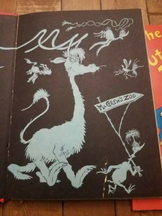 Dr Seuss If I Ran the Zoo - 1950 Copyright - VINTAGE,  BANNED 4