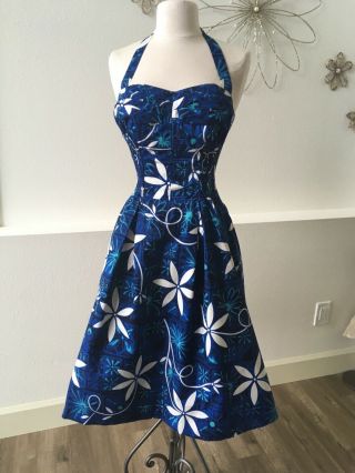 Vintage Alfred Shaheen 1950’s Hawaiian Dress Size S - M