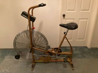 Vintage Schwinn Air - Dyne Stationary Exercise Bike Gold
