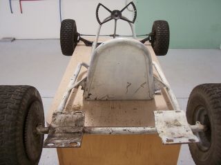 Vintage Century Speed Mark I Go Kart Racing Kart Frame Wheels Project Parts 2