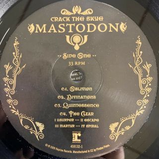 Mastodon – Crack The Skye : 2009 Vinyl LP Reprise Records 459132 - 1 EX 3