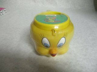Vintage 1992 Looney Tunes Warner Bros.  Tweety Bird Plastic Mug W/ Handle