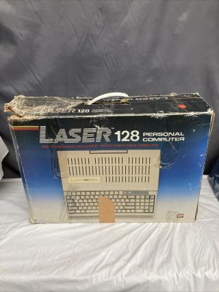 V - Tech Laser 128 - Apple Ii Clone - Vintage Home Computer