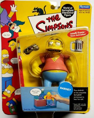 2001 The Simpsons Wos Interactive Series Barney