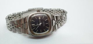 Vintage Omega Seamaster Quarz Edelstahl Damen Uhr ○ 27mm