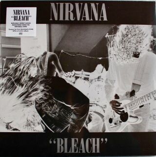 Nirvana ‘bleach Lp Wax Sub Pop Black Vinyl Incesticide Nevermind Kurt Cobain