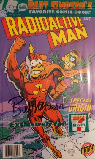 Radioactive Man 711 Signed By Bill Morrison