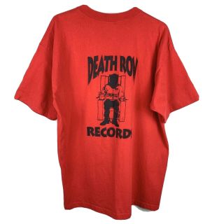 Vintage Snoop Dogg Murder Was The Case T - Shirt Death Row Records Rap Tee Sz Xl