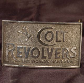 Sterling Silver Colt Revolvers Belt Buckle - Adina Silversmiths Ltd.  274,  Marked