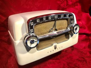 Crosley E - 15we Vintage Antique Bakelite Tube Radio 1953 Serviced &