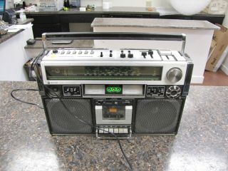 Vintage Jvc Rc - 838jw Boombox Ghettoblaster Stereo Radio Cassette Player -
