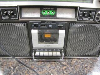 Vintage JVC RC - 838JW Boombox Ghettoblaster Stereo Radio Cassette Player - 2