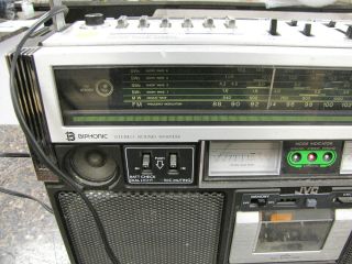 Vintage JVC RC - 838JW Boombox Ghettoblaster Stereo Radio Cassette Player - 3