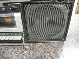 Vintage JVC RC - 838JW Boombox Ghettoblaster Stereo Radio Cassette Player - 5