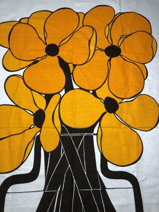 Vintage Howard Smith for Vallila Finland Tapestry Fabric Art Screen print 2