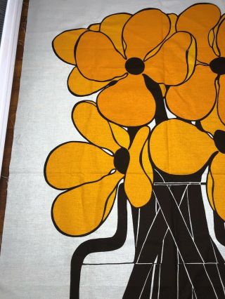 Vintage Howard Smith for Vallila Finland Tapestry Fabric Art Screen print 3