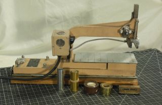 Vintage Kingsley Hot Foil Stamping Machine And Accessories Model Lm 55 Nf